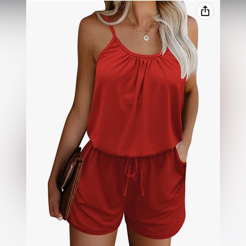 Rust colored romper, size xl, nwot